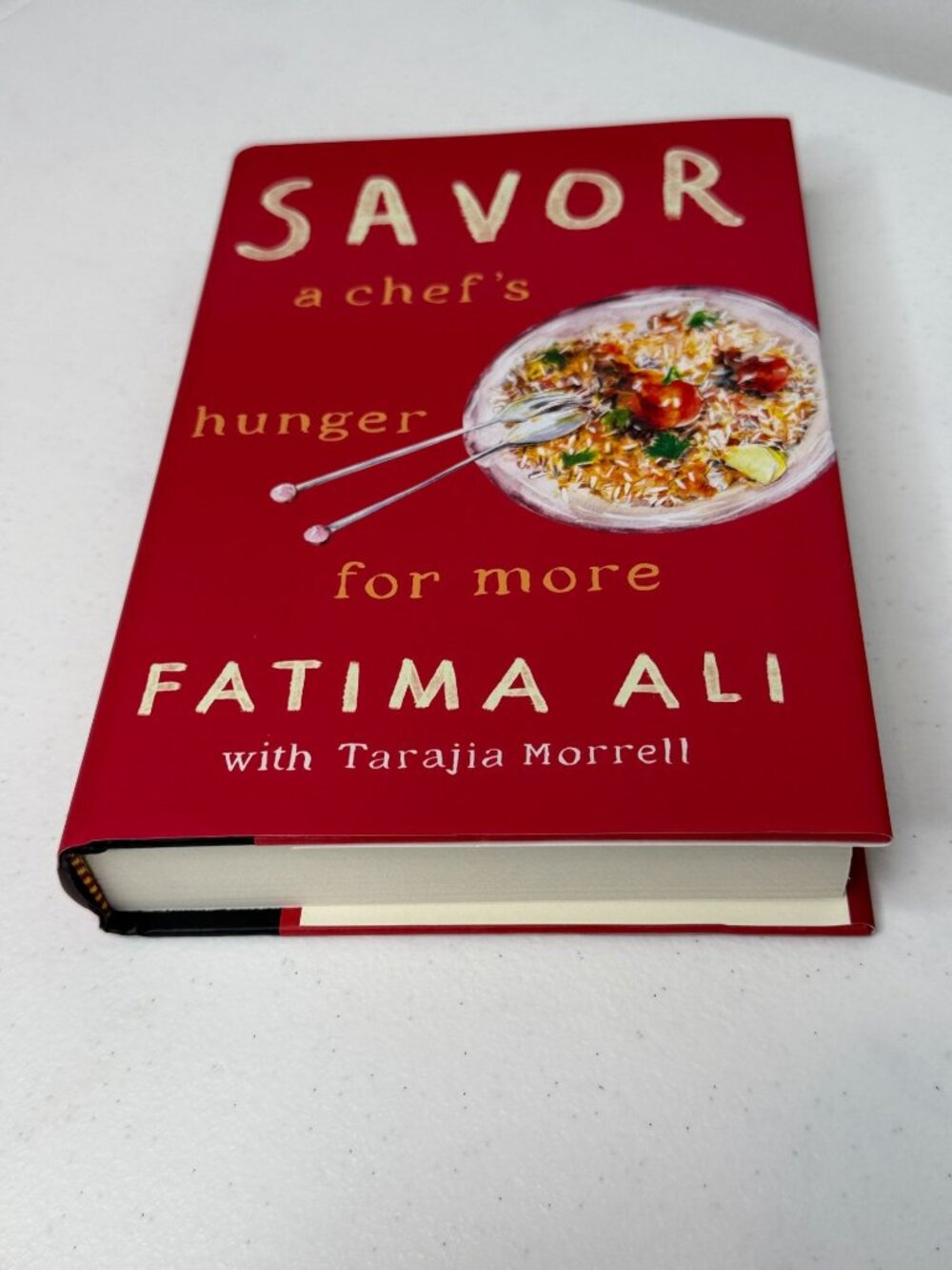 Savor A Chefs Hunger for More Fatima Ali Hardcover Book